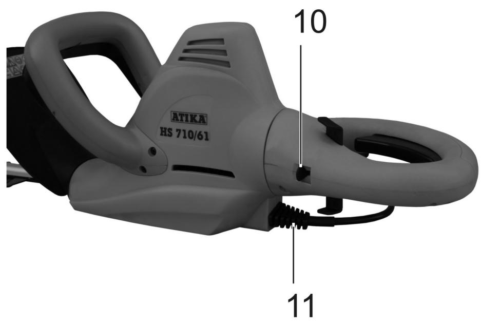 ATIKA HS 710-61 - Häcksax - 9