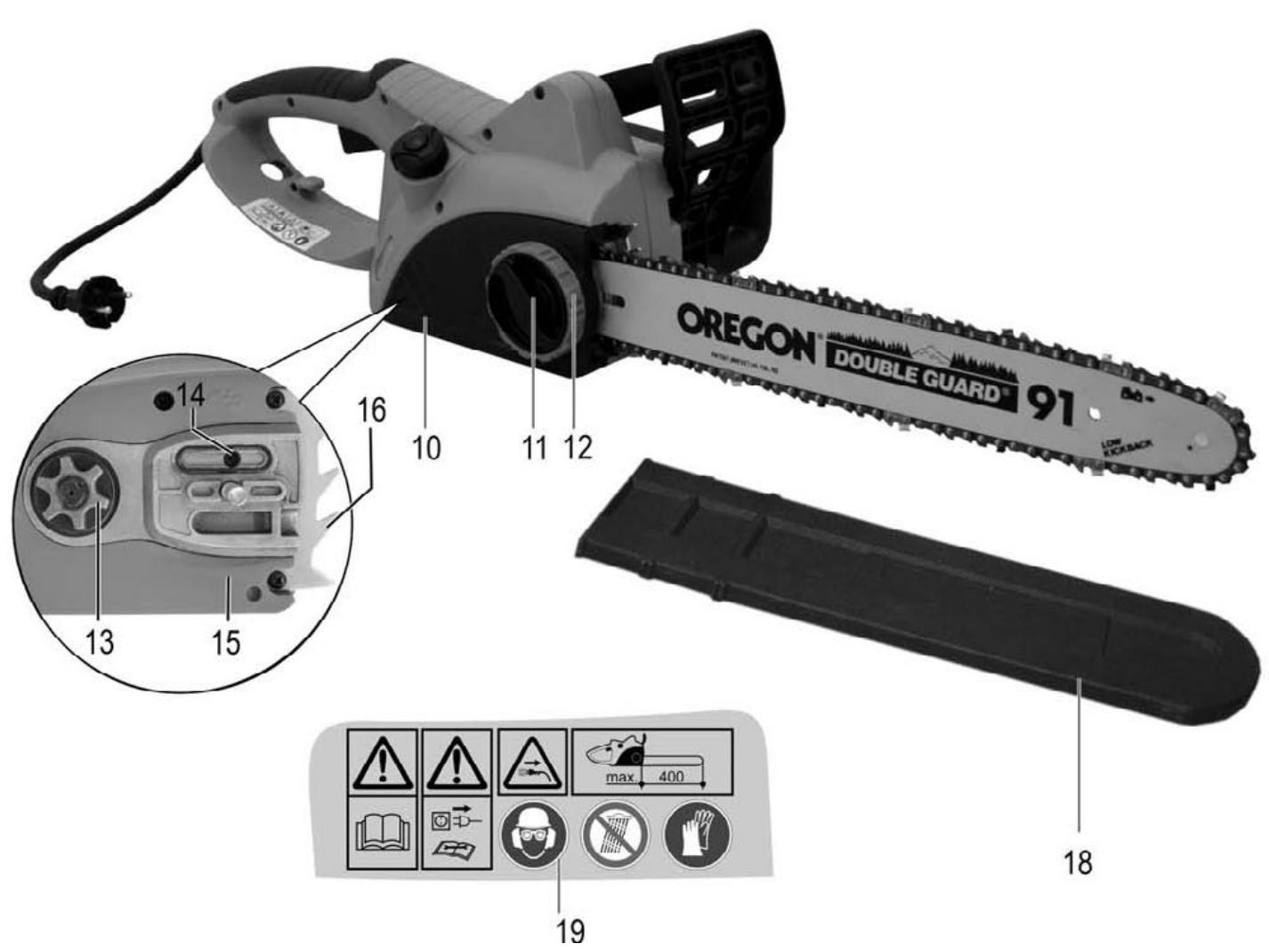 ATIKA KS 2402-40 - Chain saw - 24