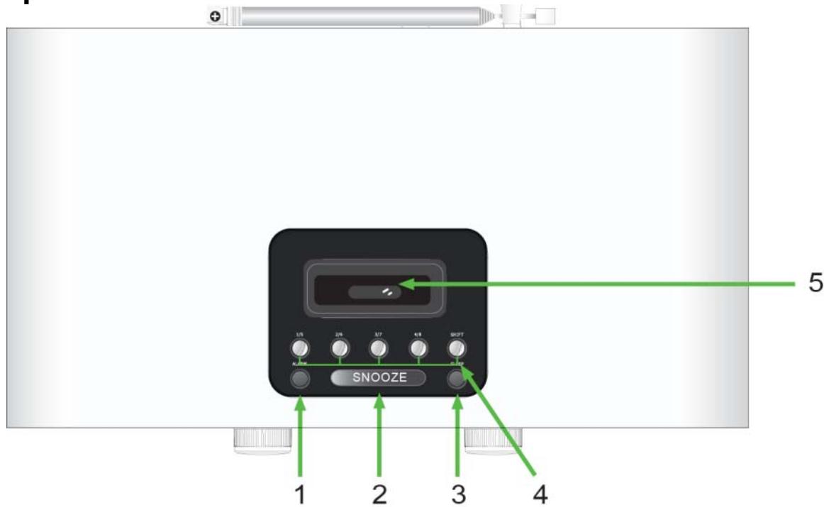TANGENT ALIO CD-DAB PLUS - Top panel - 1