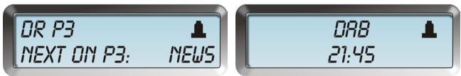 TANGENT CINQUE CD-DAB RADIO - Setting the alarm - 3