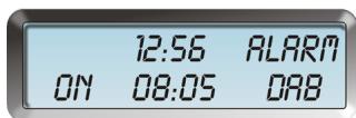 TANGENT CINQUE CD-DAB RADIO - Impostazione della sveglia - 2