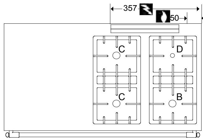 LACANCHE LG1131G - 3feuxgaz: - 1