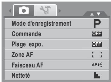 AGFAPHOTO COMPACT 102 - Menu d'enregistrement - 1
