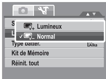 AGFAPHOTO COMPACT 102 - Régler la Luminosité de l'écran - 1