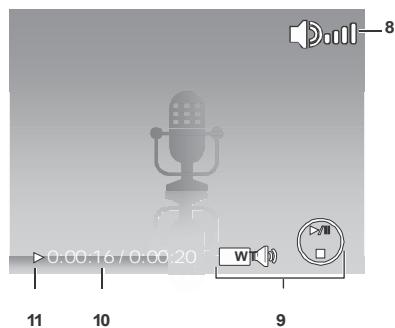 AGFAPHOTO COMPACT 102 - Mode de lecture des séquences audio : - 2