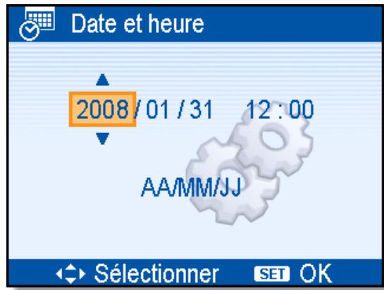 AGFAPHOTO DC-1033M - Réglage de la Date et de l'Heure - 1
