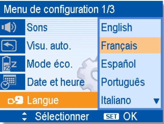 AGFAPHOTO DC-1033M - Réglage de la Langue - 1