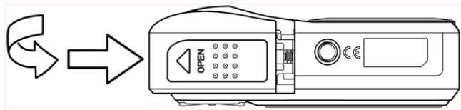 AGFAPHOTO DC-1033M - Fermer le couvercle des piles. - 1