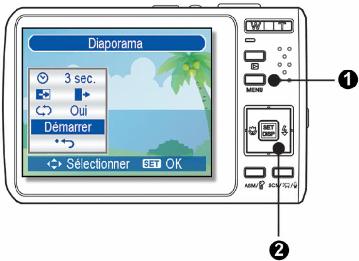 AGFAPHOTO DC-8330I - Exécution d'un diaporama - 1