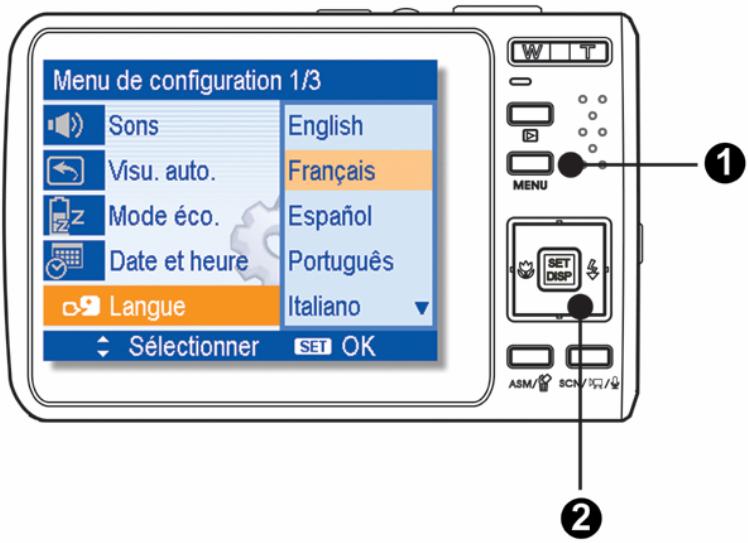 AGFAPHOTO DC-8330I - Menu de Configuration - 1