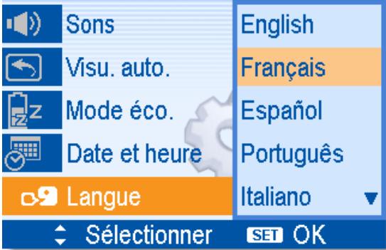 AGFAPHOTO DC-8330I - Réglage de la Langue - 1