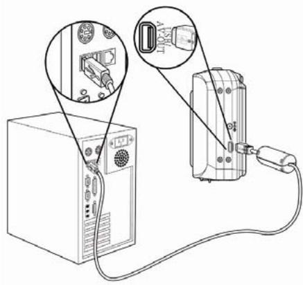 AGFAPHOTO DC-8338I - Connector l'Appareil à un Ordinateur avec un cable USB - 1