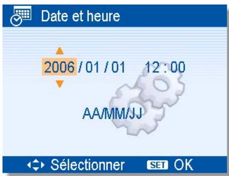 AGFAPHOTO DC-8338I - Réglage de la Date et de l'Heure - 1