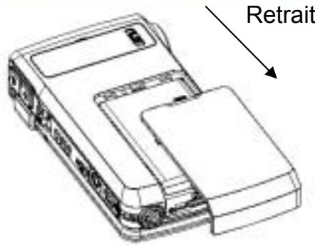 AGFAPHOTO DV-5000G - Insertion de la batterie - 1