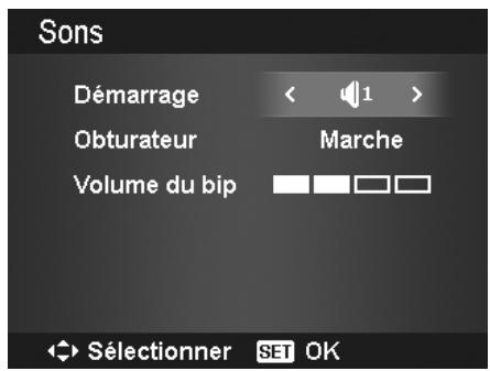 AGFAPHOTO OPTIMA 103 - Régler les sons - 1