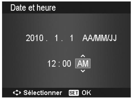 AGFAPHOTO OPTIMA 103 - Régler la date et l'heure - 1