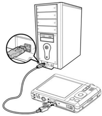 AGFAPHOTO OPTIMA 103 - Connecter l'appareil photo à un PC - 1