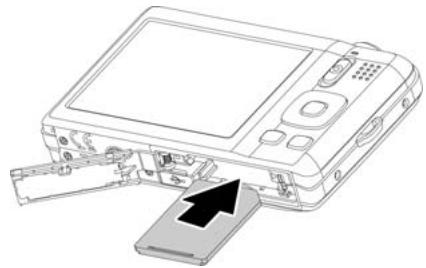 AGFAPHOTO OPTIMA 103 - Insérer une carte mémoire sd/sdhc - 2
