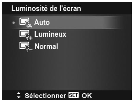 AGFAPHOTO OPTIMA 103 - Régler la luminosité de l'écran - 1