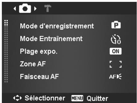 AGFAPHOTO OPTIMA 103 - Menu enregistrer - 1