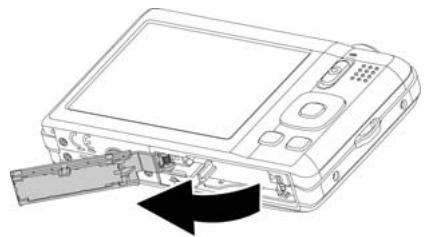 AGFAPHOTO OPTIMA 103 - Insérer une carte mémoire sd/sdhc - 1