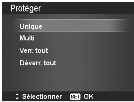 AGFAPHOTO OPTIMA 103 - Pour protéger/déprotéger un seul fichier : - 2