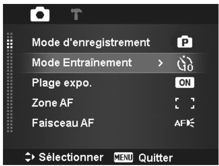 AGFAPHOTO OPTIMA 103 - Pour régler le mode entraînement - 1