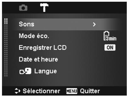 AGFAPHOTO OPTIMA 103 - Utiliser le menu configuration - 1