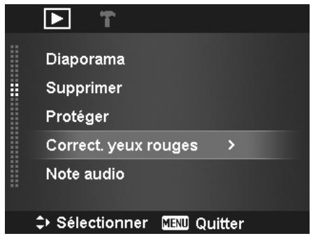 AGFAPHOTO OPTIMA 103 - Pour activer la correction des yeux rouge : - 1