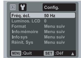 AGFAPHOTO OPTIMA 830UW - Menu de configuration - 2