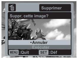 AGFAPHOTO OPTIMA 830UW - Suppression d'une photo ou de toutes les photos - 2