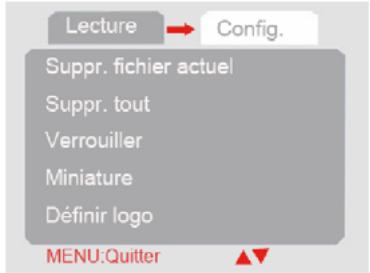 AGFAPHOTO SENSOR 510-X - Menu du mode de lecture - 2