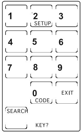 X10 EASYTOUCH 35 - Setup Screen - Code - 1