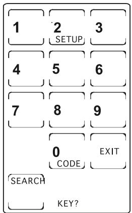 X10 EASYTOUCH 35 - Setup Screen - Code - 1