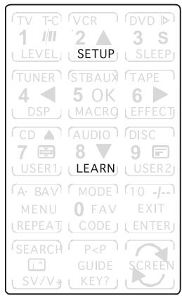 X10 EASYTOUCH 35 - Setup Screen - Learn1 - 1