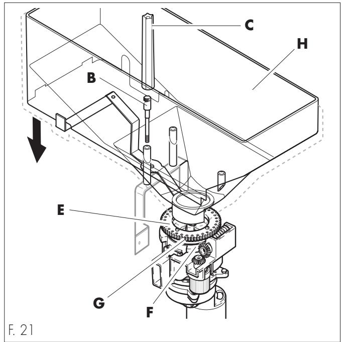 GAGGIA CONCETTO - Desmontaje/montaje del molinillo de café - 7
