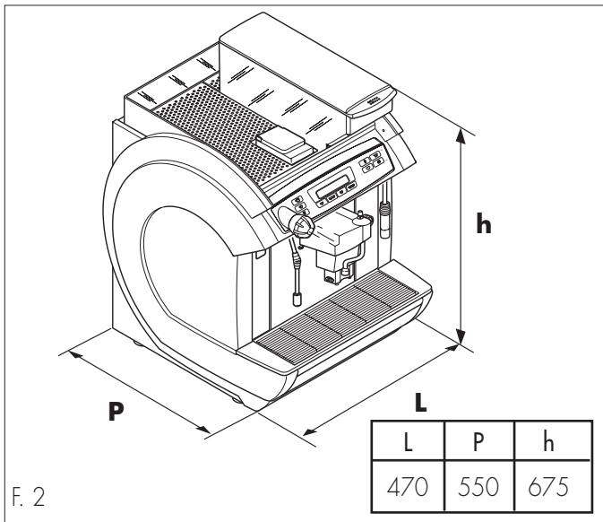 GAGGIA CONCETTO - Dimensions d'encombrement - 1