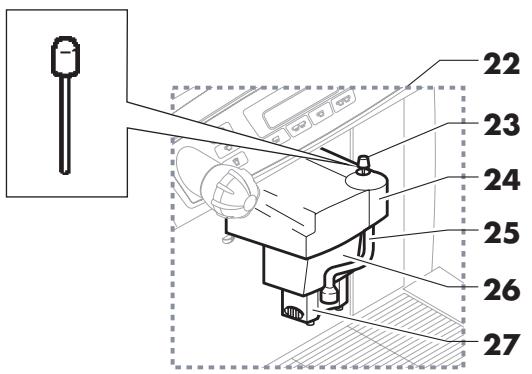 GAGGIA CONCETTO - - BESTANDTEILE DER MASCHINE - 2