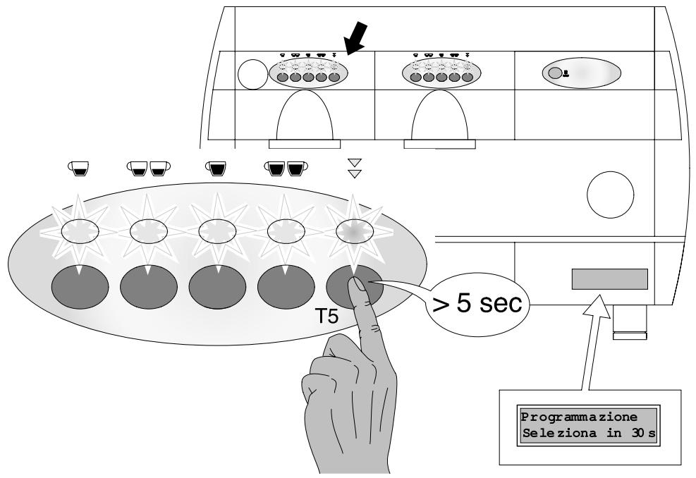 GAGGIA GD - PROGRAMMAZIONE DOSI DEL TEA (ACQUA CALDA) - 1