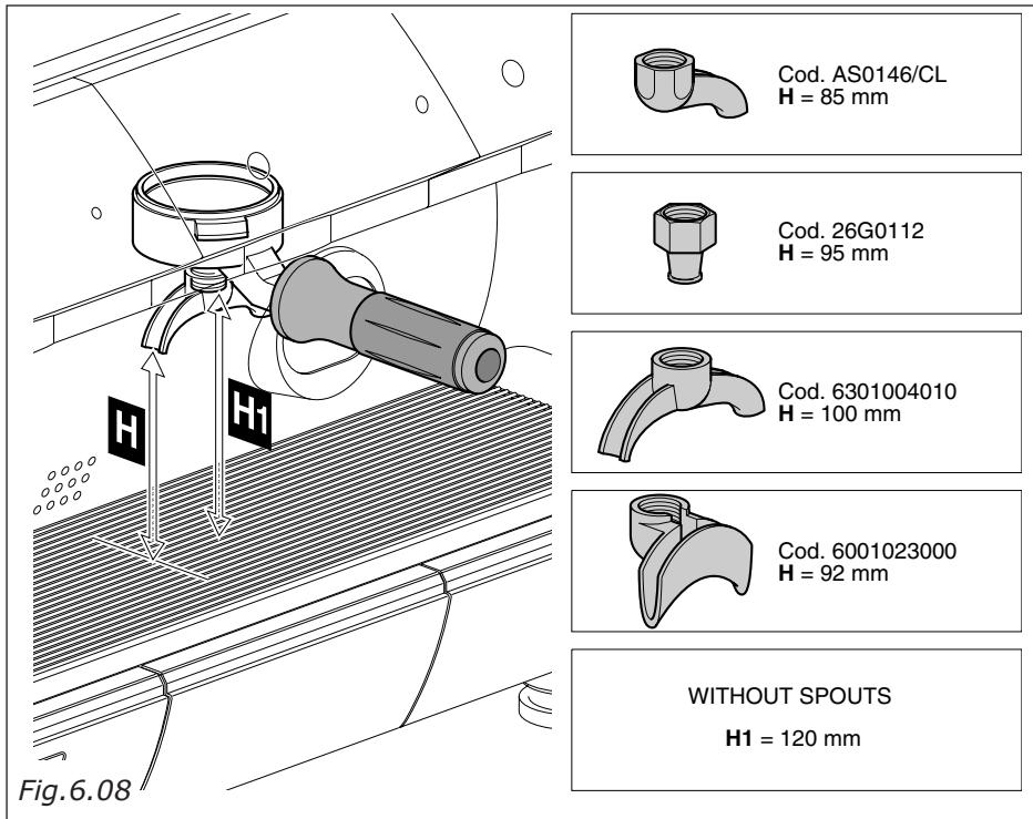 GAGGIA GD - SPOUTS INCLUDED IN THE SUPPLY. - 1