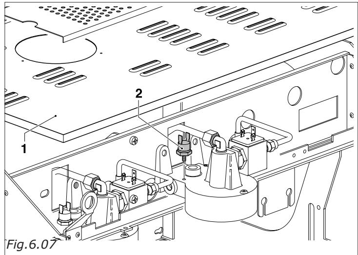 GAGGIA GD - REPLACEMENT OF THE THERMOSTAT TO REDUCE THE COFFEE DISPENSING GROUP TEMPERATURE (OPTIONAL). - 1