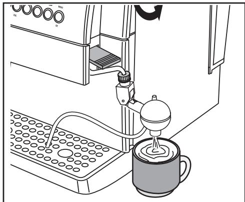 GAGGIA TITANIUM - Eau chaude avec le cappuccinatore - 1