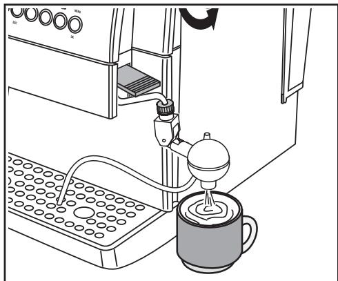 GAGGIA TITANIUM - Heet water met de cappuccino-inrichting - 1