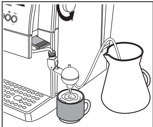 GAGGIA TITANIUM - Steam/Cappuccino with the cappuccinatore - 2