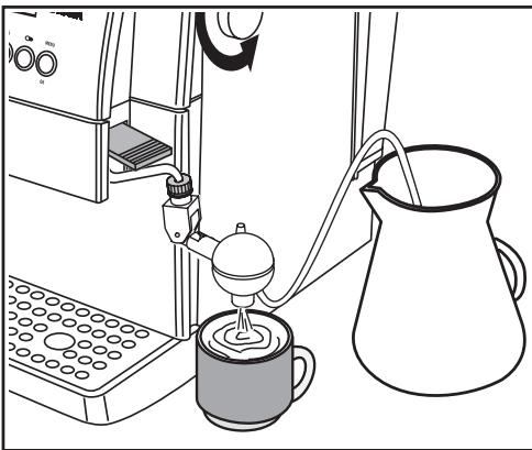 GAGGIA TITANIUM - Vapeur/Cappuccino avec le cappuccinatore - 1