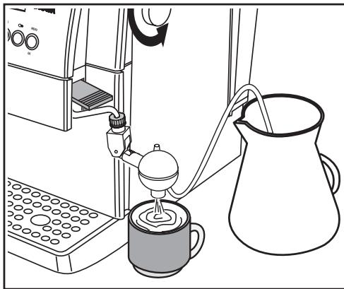 GAGGIA TITANIUM - Vapor/cappuccino com a maquina para cappuccino - 1