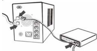 TRUST PW-4130M 1300VA MNGT UPS - Proteção da LINHA ELECTrica - 1