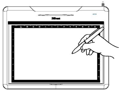 TRUST SLIMLINE WIDESCREEN TABLET - Zone de travail - 8