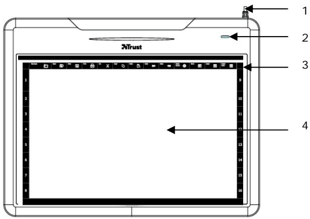 TRUST SLIMLINE WIDESCREEN TABLET - Installation et découverte de votre tablette trust - 1
