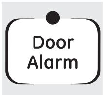 GE SIDE-BY-SIDE REFRIRATOR 25 - Door Alarm (Alarma de puerta) (en algunos modelos) - 1